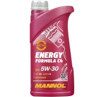BOSCH F026407176 Ölfilter + MANNOL Energy Formula C4 5W-30, 5x 1 L