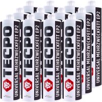 12x TECPO Universal Mehrzweckfett EP2, 500g