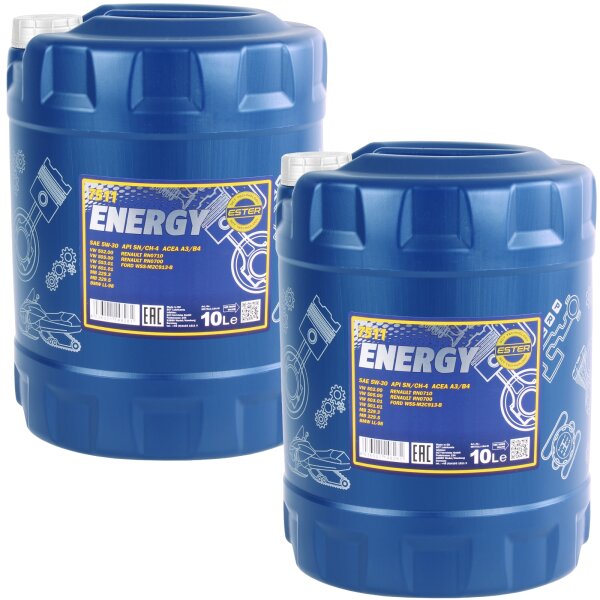 2x MANNOL ENERGY 5W-30, 10L