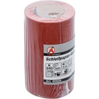 BGS DIY Schleifpapier-Rolle | 115 mm x 5 m | Körnung 240