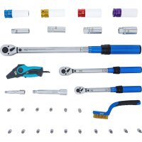 BGS Drehmomentschlüssel-Satz | Abtrieb Außenvierkant 6,3 mm (1/4"), 10 mm (3/8"), 12,5 mm (1/2") | 31-tlg.