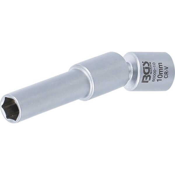 BGS Glüh- und Zündkerzen-Gelenk-Einsatz | Antrieb Innenvierkant 10 mm (3/8") | SW 10 mm