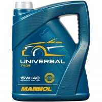 MANNOL Universal 15W-40 API SN/CH-4 Motoröl, 5 L
