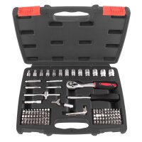 BGS DIY Steckschlüssel-Satz | Antrieb 6,3 mm (1/4") + 12,5 mm (1/2") | Zollgrößen | 174-tlg.