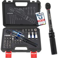 TECPO Fahrrad Drehmomentschlüssel Set 1/4, 2.5-20 Nm