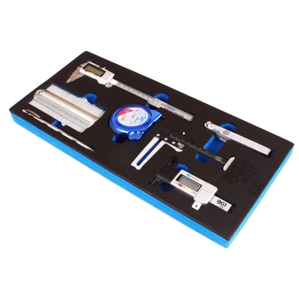 BGS 1/3 Werkstattwageneinlage: Messwerkzeugsatz, 7-tlg.