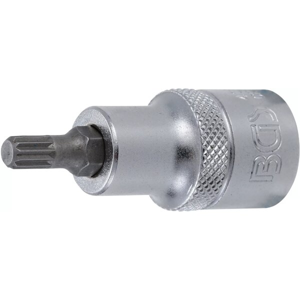 BGS Bit-Einsatz | Antrieb Innenvierkant 12,5 mm (1/2") | Innenvielzahn (für XZN) M6