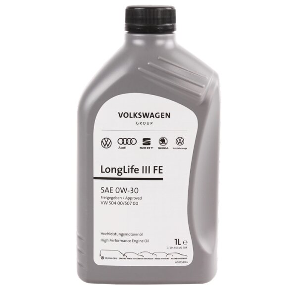 VAG Original 0W-30 Motoröl LongLife III 3 FE, 1 Liter