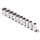 BGS Steckschlüsseleinsatz-Set, 12,5 (1/2), 6-kant, in ZOLL, 3/8" - 15/16", 10-tlg