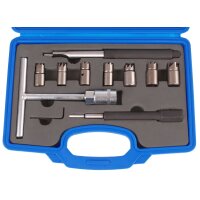 TECPO Injektoren-Dichtflächen-Fräser-Satz, 7 Teilig