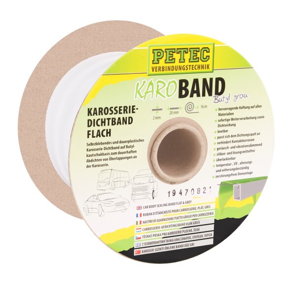 PETEC Karosserie-Dichtband 20 mm x 16 m