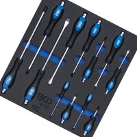 BGS Werkstattwageneinlage 2/3: Schraubendreher-Satz | 12-tlg.