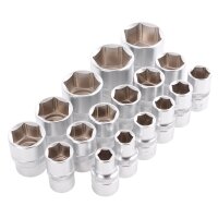 BGS Steckschlüssel-Satz Sechskant | Antrieb 6,3 mm (1/4") / 10 mm (3/8") / 12,5 mm (1/2") | 192-tlg.