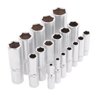 BGS Steckschlüssel-Satz Sechskant | Antrieb 6,3 mm (1/4") / 10 mm (3/8") / 12,5 mm (1/2") | 192-tlg.