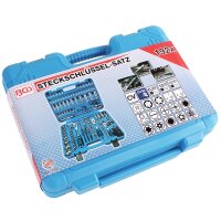 BGS Steckschlüssel-Satz Sechskant | Antrieb 6,3 mm (1/4") / 10 mm (3/8") / 12,5 mm (1/2") | 192-tlg.