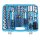 BGS Steckschlüssel-Satz Sechskant | Antrieb 6,3 mm (1/4") / 10 mm (3/8") / 12,5 mm (1/2") | 192-tlg.