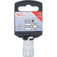 BGS Steckschlüssel-Einsatz "Pro Torque®" 6,3 (1/4), 13 mm