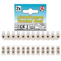 BGS DIY Lüsterklemmen 2,5mm², 2 Stück,...