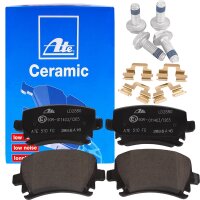 SATZ ATE CERAMIC BREMSBELÄGE HINTEN AUDI A3 8P A4 B7...