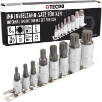 TECPO Bit-Einsatz-Satz | Innenvielzahn-Satz XZN Set | M4...
