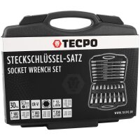 TECPO Steckschlüssel Satz 1/2 Zoll Innensechskant 30-teilig