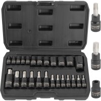 TECPO Steckschlüssel-Satz T-Profil (für Torx)...