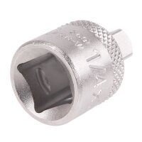 BGS Steckschlüssel-Adapter | Innenvierkant 10mm (3/8") - Außenvierkant 6,3mm (1/4")