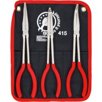 BGS DIY Telefon-Zangen-Satz, 3-tlg.,  0° - 45° -...