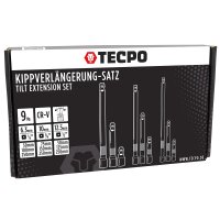 TECPO Kipp-Verlängerung Satz 9-tlg.