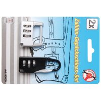 BGS DIY Zahlen-Gepäckschloss-Satz, 2-tlg.