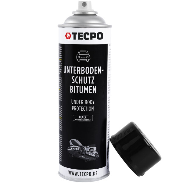 TECPO Unterbodenschutz Bitumen schwarz, 500 ml