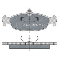 SP252PR Bremsbelagsatz, Scheibenbremse vorne, DAEWOO OPEL