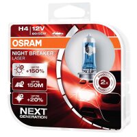 OSRAM H4 NIGHT BREAKER® LASER Next Generation +150% 2 Stück