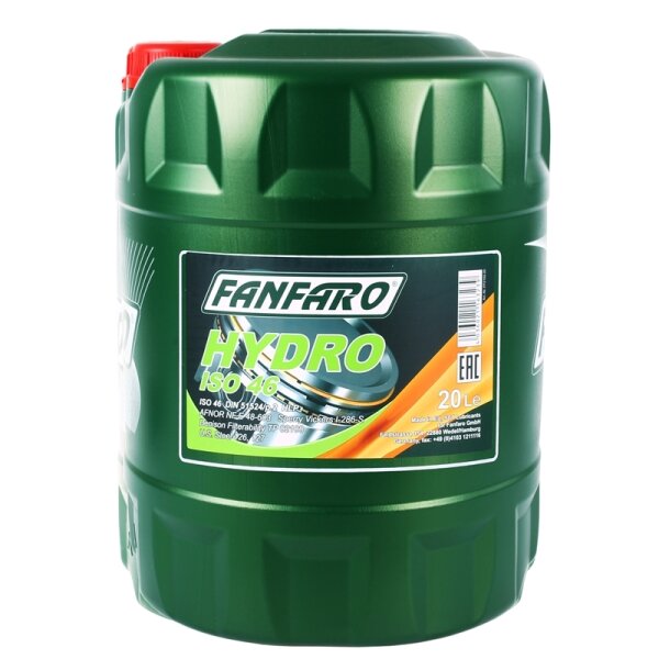 FANFARO ISO 46 HLP 46 Hydrauliköl 20 Liter