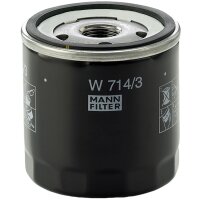 MANN-FILTER W714/3 Ölfilter