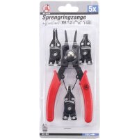 BGS DIY Sprengringzange mit auswechselbaren Köpfen | 160mm | 5-tlg.