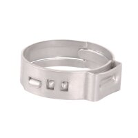 TECPO Schlauchschellen 1 Ohr B:7 mm Ø15.3-18.5 mm 10-tlg.