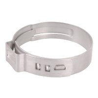 TECPO Schlauchschellen 1 Ohr B:7 mm Ø15.3-18.5 mm 10-tlg.