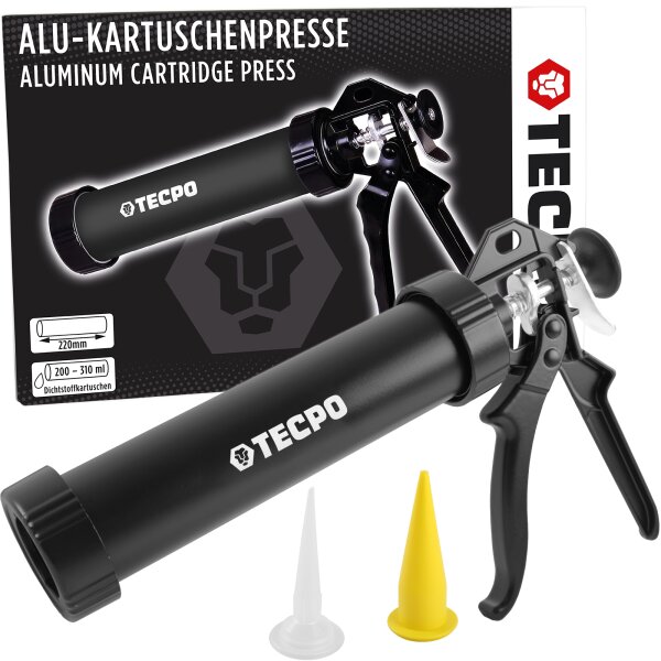 TECPO Alu-Kartuschenpresse 220 mm