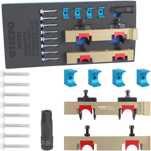 TECPO Motor-Einstellwerkzeug Satz passend für Mercedes-Benz M270, M274, M133
