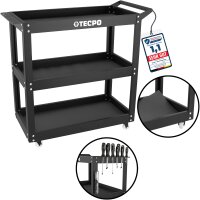 TECPO Werkstattwagen | 300 kg Tragkraft | 3 Etagen