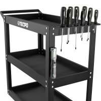 TECPO Werkstattwagen | 300 kg Tragkraft | 3 Etagen