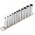 TECPO Steckschlüssel Satz, tief, 1/4 Zoll, 4-13 mm, 11-tlg.