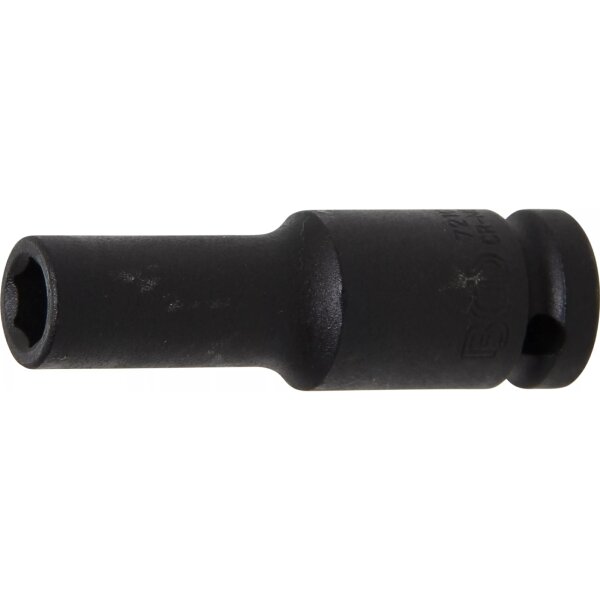 BGS Kraft-Steckschlüssel-Einsatz Sechskant, tief | Antrieb Innenvierkant 12,5 mm (1/2") | SW 10 mm