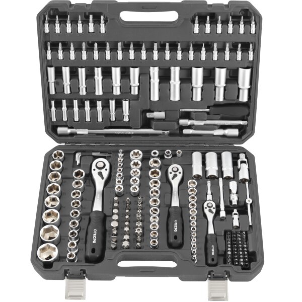 TECPO Steckschlüssel-Satz 192-tlg. – 1/4", 3/8", 1/2" Antrieb