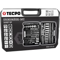 TECPO Steckschlüssel-Satz 192-tlg. – 1/4", 3/8", 1/2" Antrieb