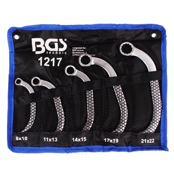 BGS Starter- und Blockschlüssel-Satz | 8 x 10 - 21 x 22mm | 5-tlg.