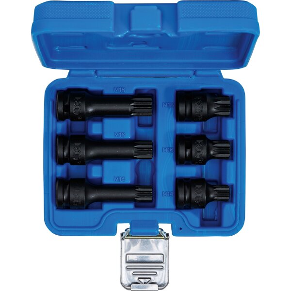 BGS Innenvielzahn Biteinsätze 1/2" Antrieb 6-tlg. M14 M16 M18