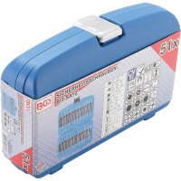 BGS Sicherheitsschrauben-Bit-Satz, lang | 51-tlg.