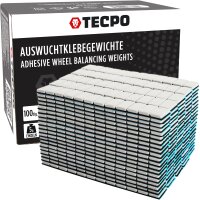 TECPO Klebegewichte 1200-teilig Auswucht Gewichte, 5g